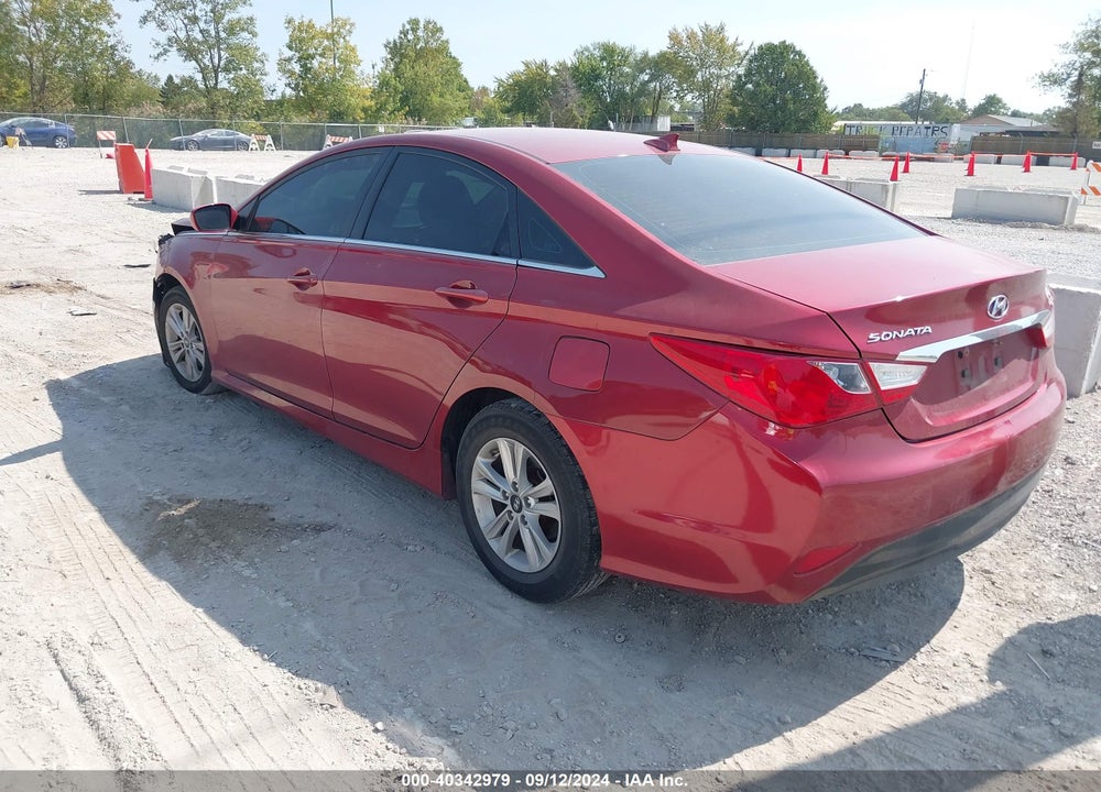 2014 HYUNDAI SONATA GLS VIN: 5NPEB4AC3EH907383