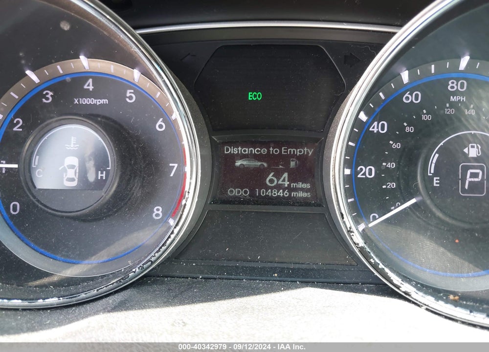2014 HYUNDAI SONATA GLS VIN: 5NPEB4AC3EH907383