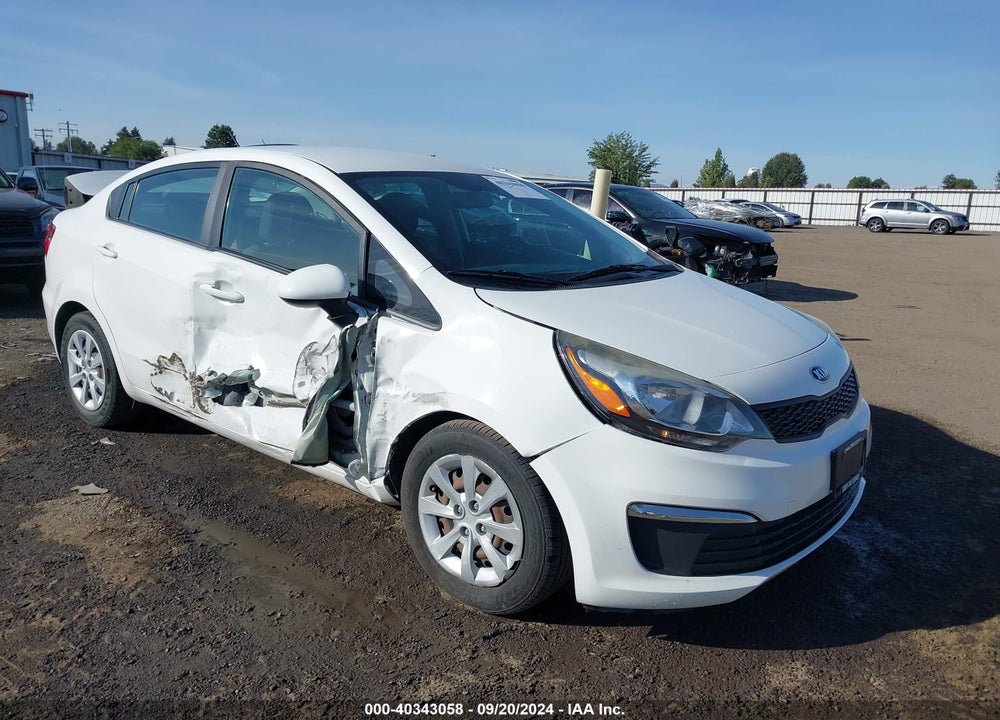 2016 KIA RIO LX VIN: KNADM4A36G6696308