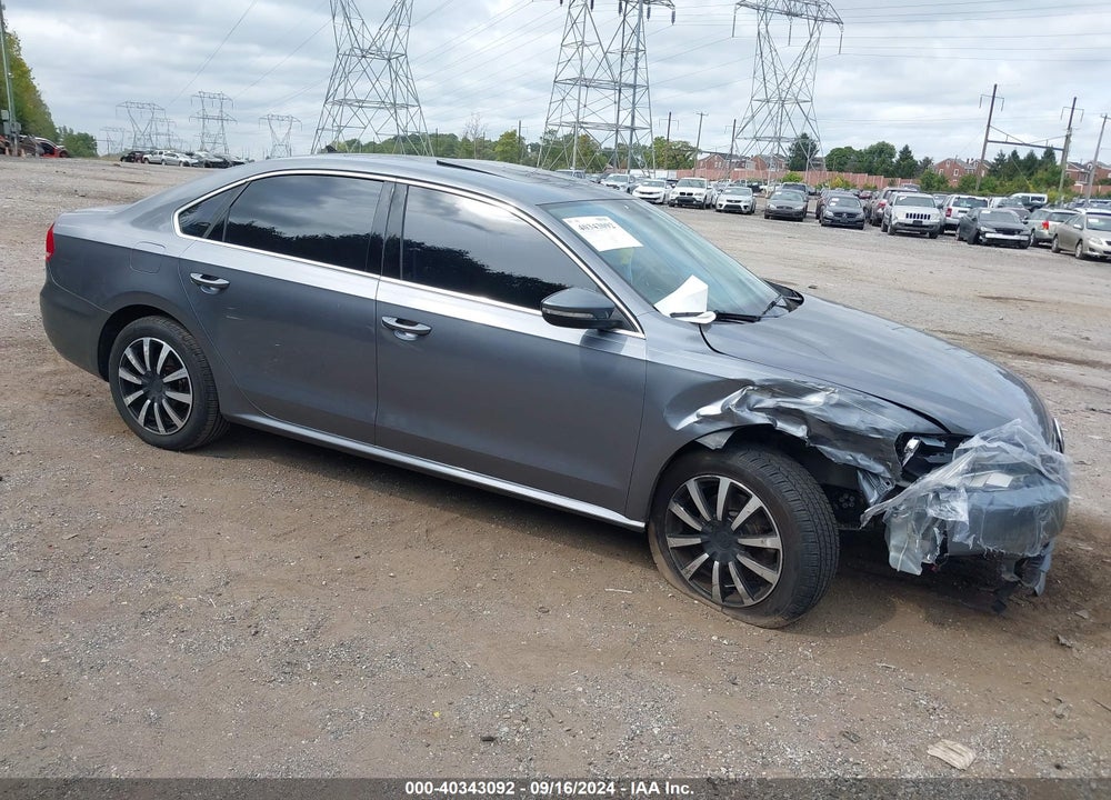 2012 VOLKSWAGEN PASSAT 2.5L SE VIN: 1VWBP7A31CC019047