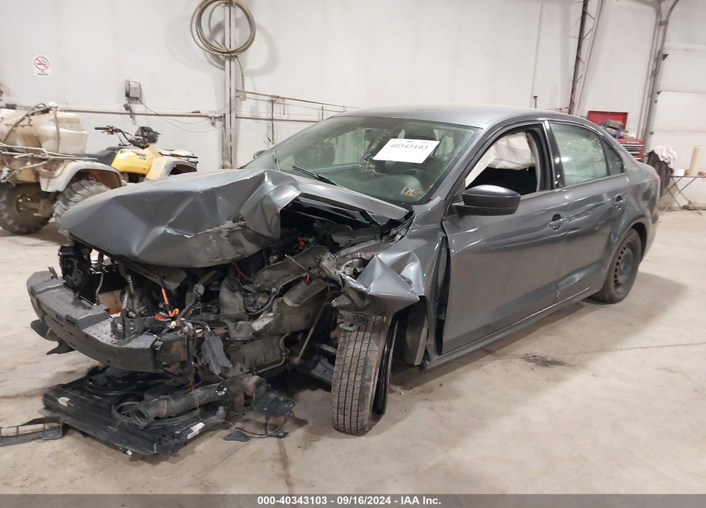 2014 VOLKSWAGEN JETTA 2.0L S VIN: 3VW2K7AJ7EM275109