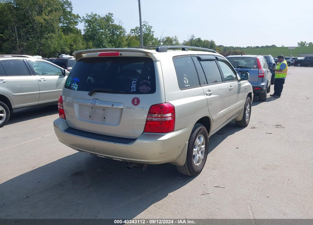 2003 TOYOTA HIGHLANDER LIMITED V6 VIN: JTEHF21A630105825