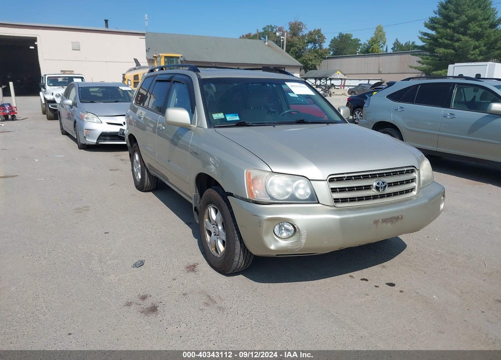 2003 TOYOTA HIGHLANDER LIMITED V6 VIN: JTEHF21A630105825