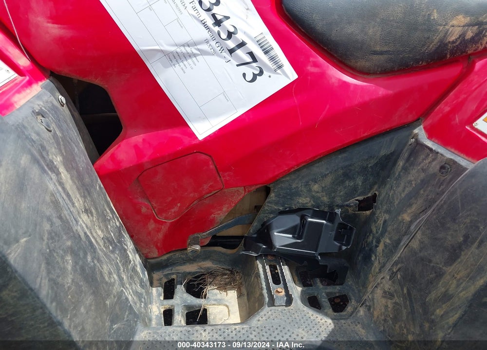 2021 HONDA TRX420 FM VIN: 1HFTE40K3M4702955