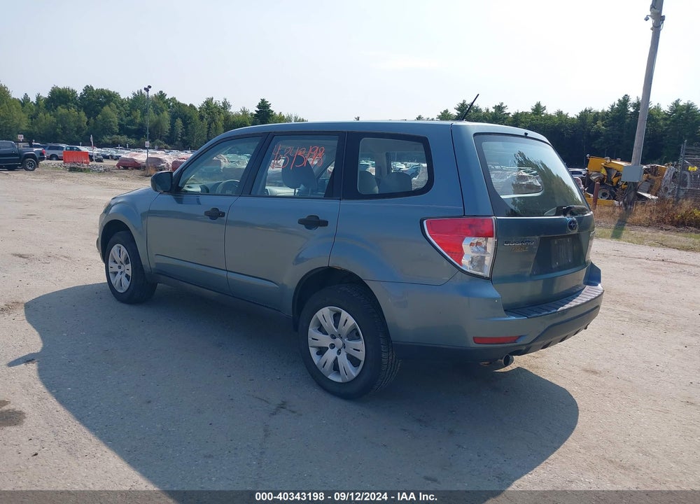 2009 SUBARU FORESTER 2.5X VIN: JF2SH61659H742997