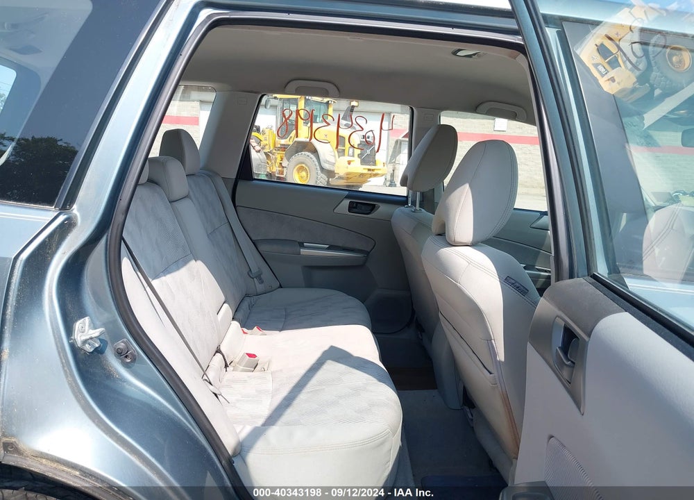 2009 SUBARU FORESTER 2.5X VIN: JF2SH61659H742997