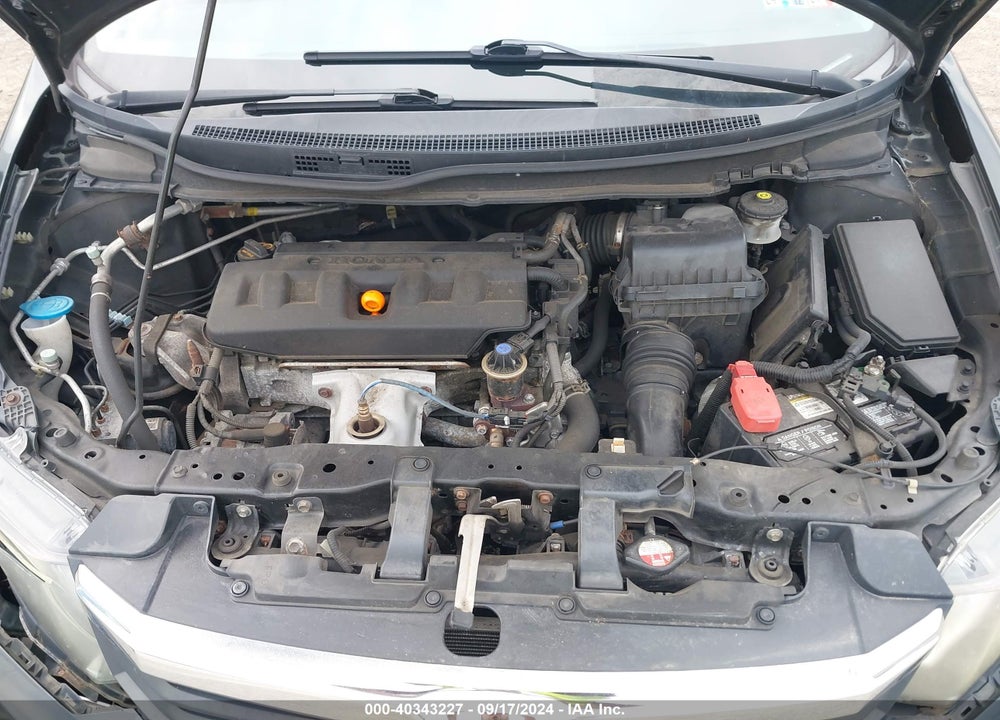 2012 HONDA CIVIC LX VIN: 2HGFB2F5XCH527208