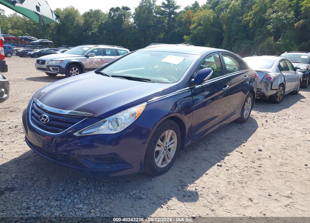 2014 HYUNDAI SONATA GLS VIN: 5NPEB4AC9EH849490