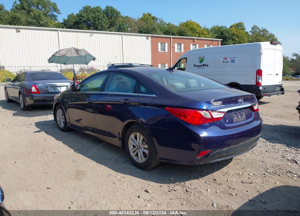 2014 HYUNDAI SONATA GLS VIN: 5NPEB4AC9EH849490
