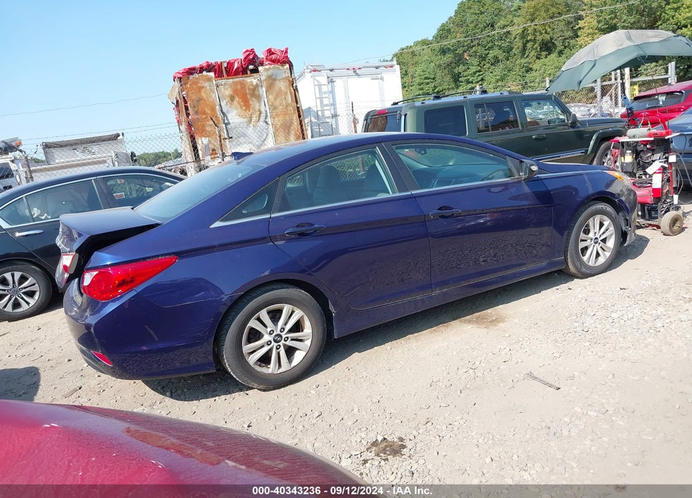 2014 HYUNDAI SONATA GLS VIN: 5NPEB4AC9EH849490