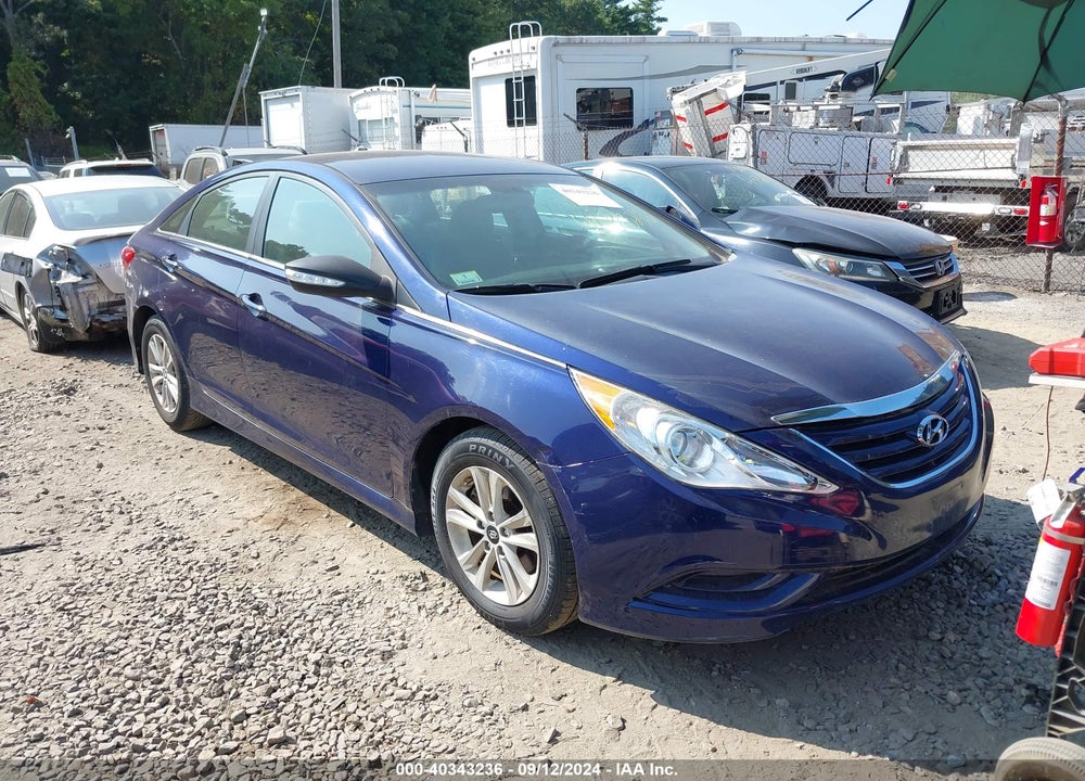 2014 HYUNDAI SONATA GLS VIN: 5NPEB4AC9EH849490