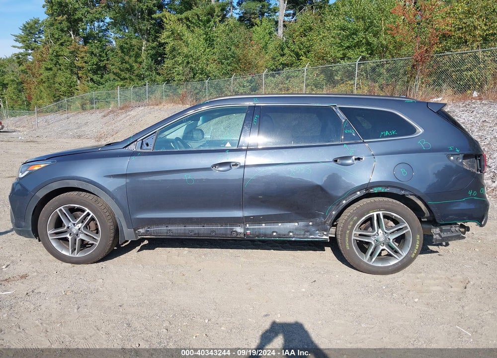 2017 HYUNDAI SANTA FE LIMITED ULTIMATE VIN: KM8SRDHF6HU243326