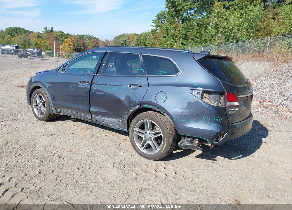 2017 HYUNDAI SANTA FE LIMITED ULTIMATE VIN: KM8SRDHF6HU243326