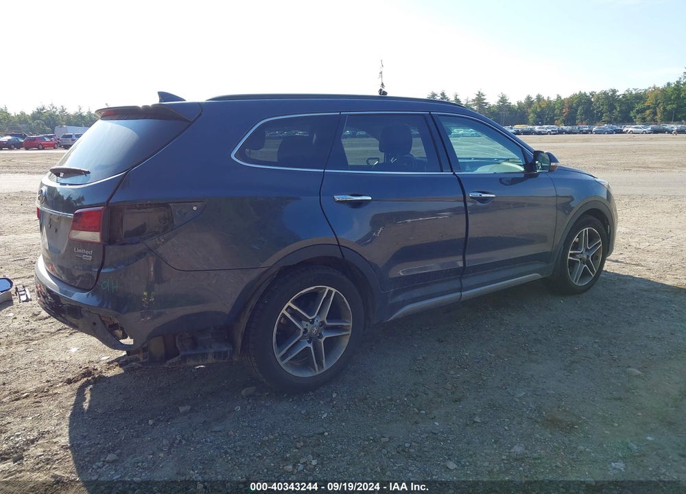 2017 HYUNDAI SANTA FE LIMITED ULTIMATE VIN: KM8SRDHF6HU243326