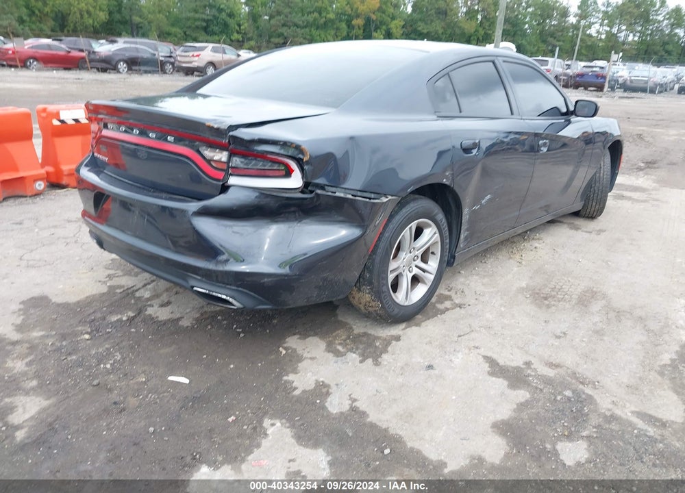 2016 DODGE CHARGER SE VIN: 2C3CDXBG5GH309915