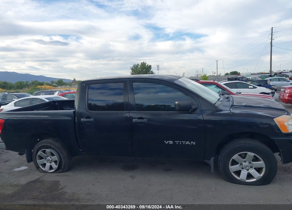 2009 NISSAN TITAN XE VIN: 1N6AA07C39N312568