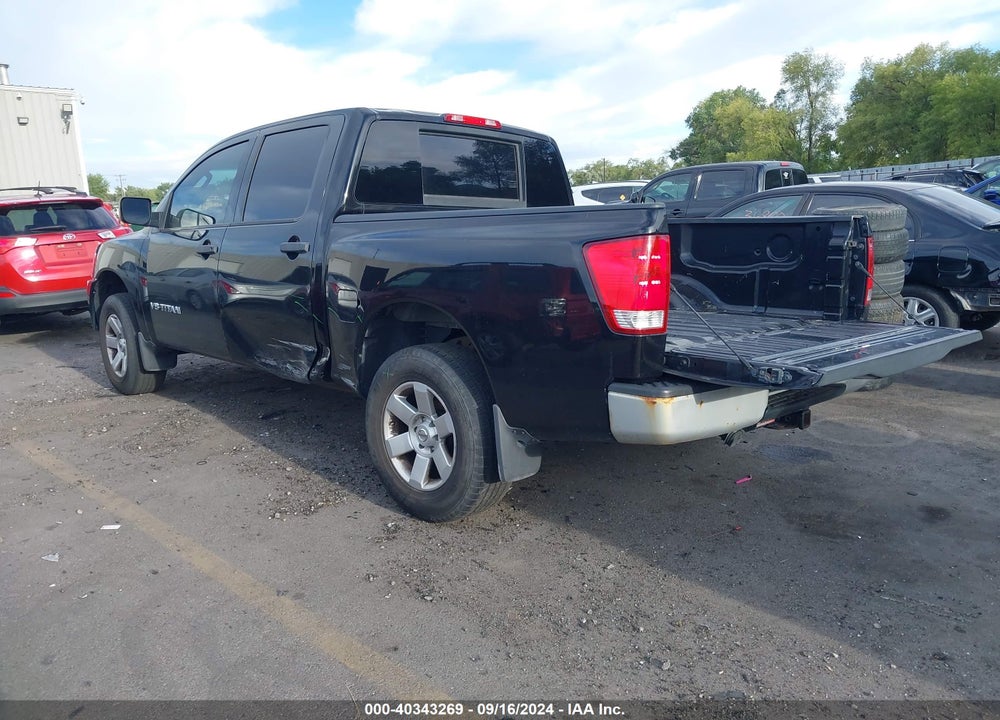 2009 NISSAN TITAN XE VIN: 1N6AA07C39N312568