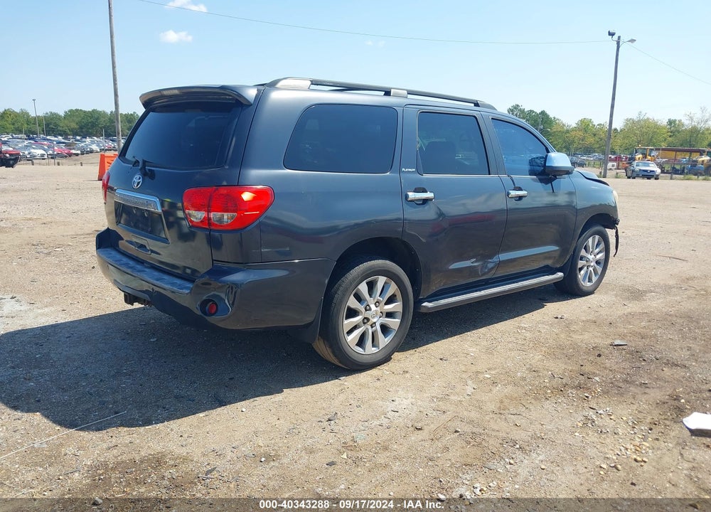 2008 TOYOTA SEQUOIA PLATINUM 5.7L V8 VIN: 5TDZY67A88S006879