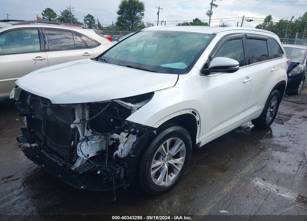 2014 TOYOTA HIGHLANDER XLE V6 VIN: 5TDKKRFH9ES019347