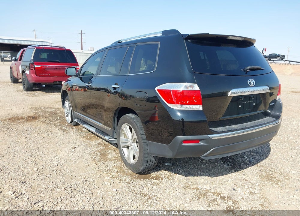 2012 TOYOTA HIGHLANDER LIMITED V6 VIN: 5TDDK3EH5CS171081