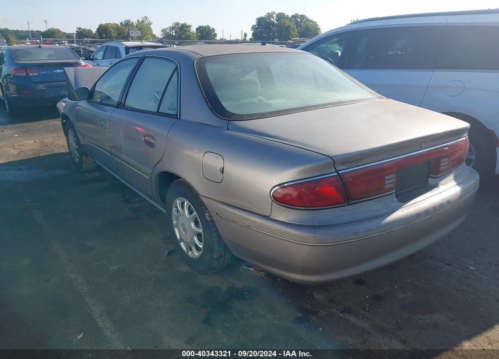 1999 BUICK CENTURY CUSTOM VIN: 2G4WS52M2X1437056