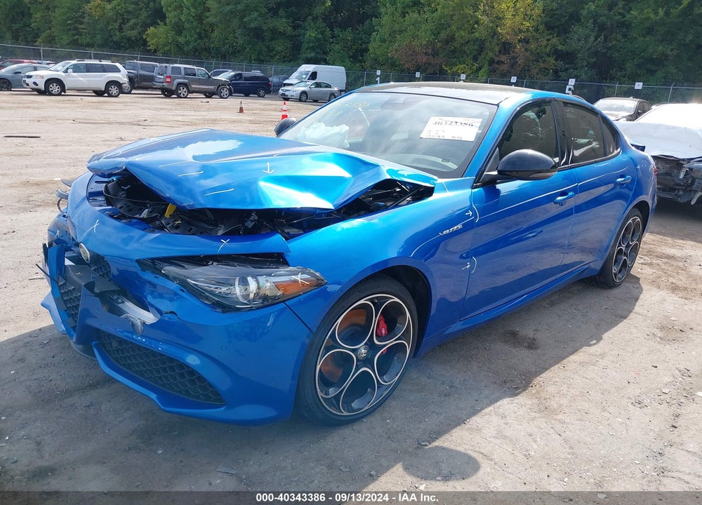 2022 ALFA ROMEO GIULIA VELOCE AWD VIN: ZARFANBN6N7665535