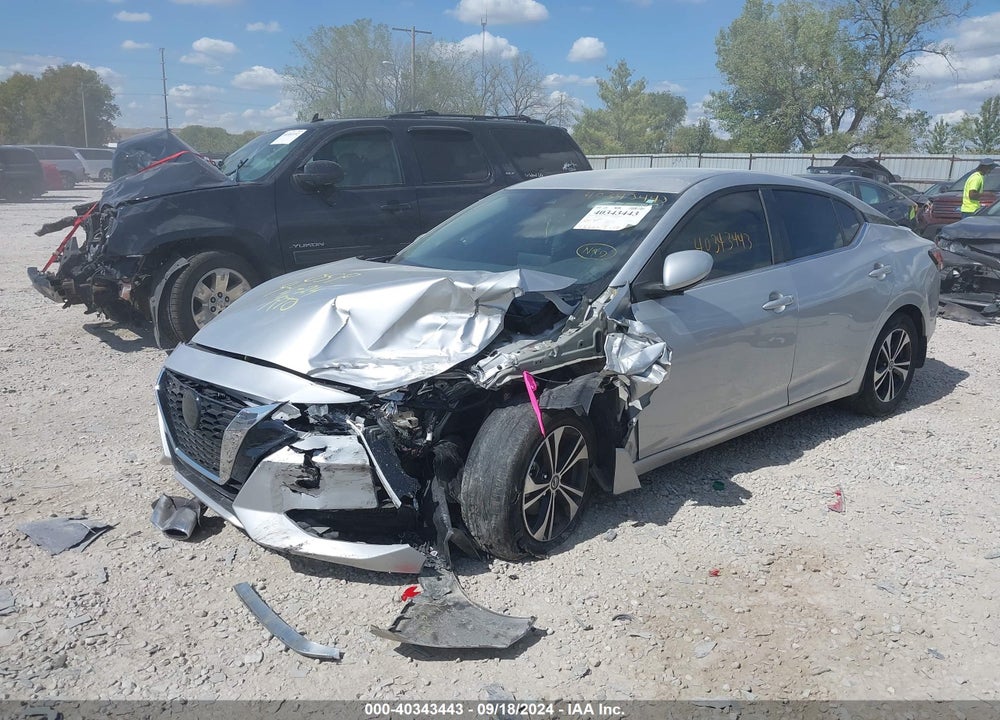 2022 NISSAN SENTRA VIN: 3N1AB8CV4NY302881