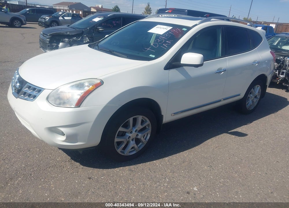2012 NISSAN ROGUE SV W/SL PKG VIN: JN8AS5MV2CW395449