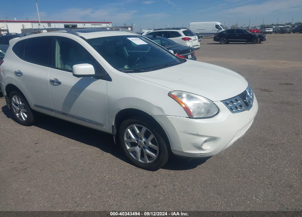 2012 NISSAN ROGUE SV W/SL PKG VIN: JN8AS5MV2CW395449