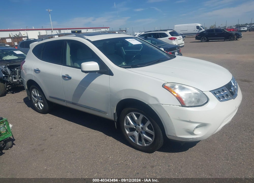 2012 NISSAN ROGUE SV W/SL PKG VIN: JN8AS5MV2CW395449