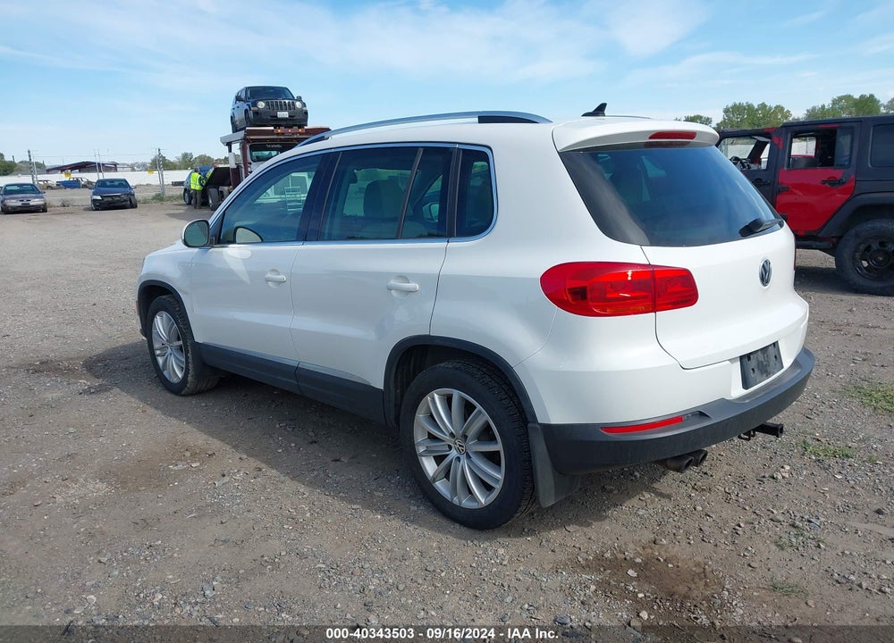 2013 VOLKSWAGEN TIGUAN SE VIN: WVGBV7AX7DW541446