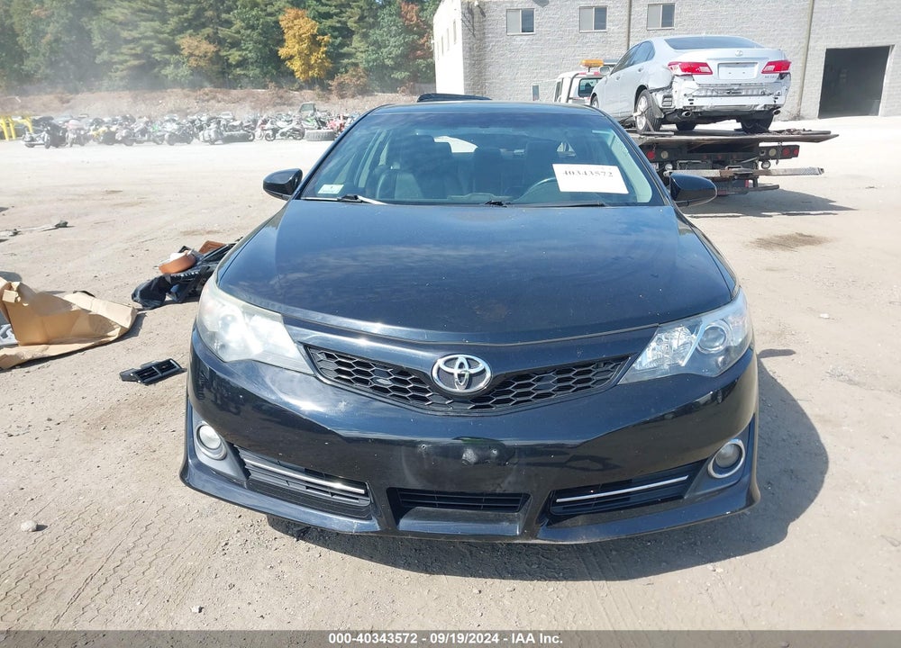 2012 TOYOTA CAMRY SE VIN: 4T1BF1FK5CU118124