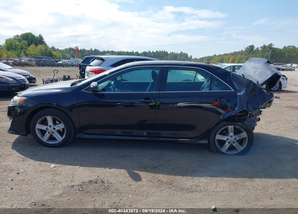 2012 TOYOTA CAMRY SE VIN: 4T1BF1FK5CU118124