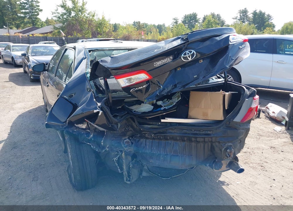 2012 TOYOTA CAMRY SE VIN: 4T1BF1FK5CU118124