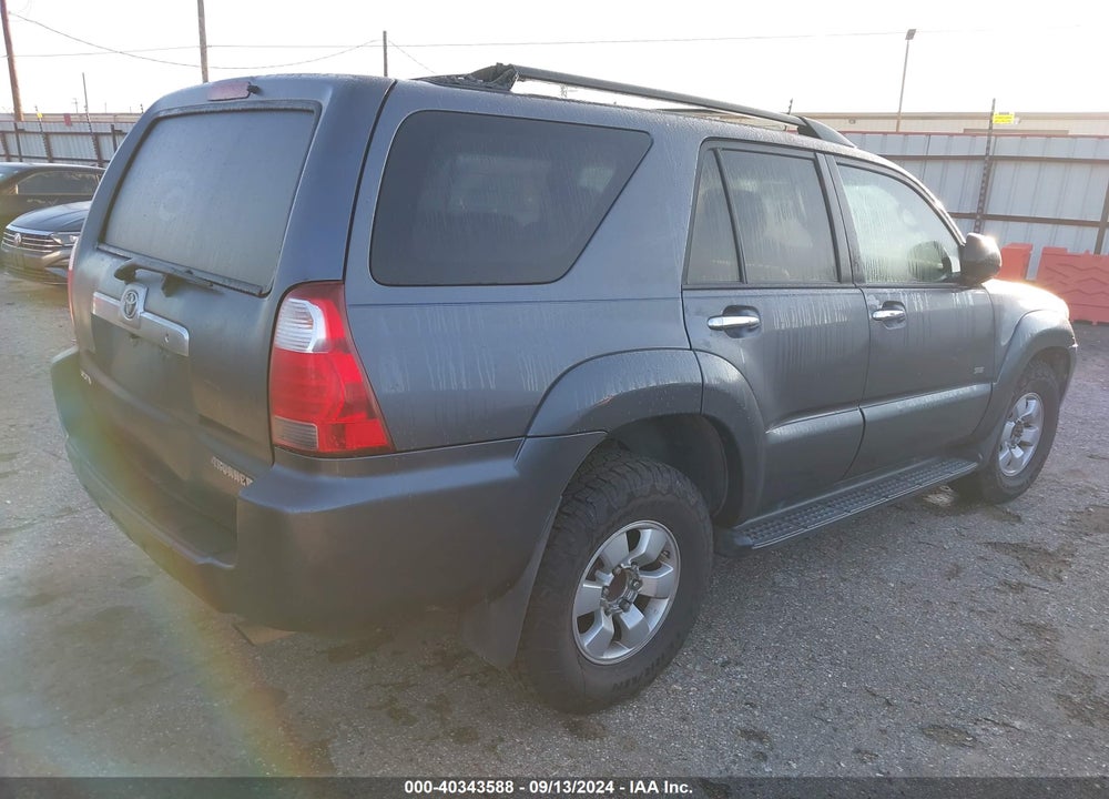 2007 TOYOTA 4RUNNER SR5 V6 VIN: JTEZU14R678076372