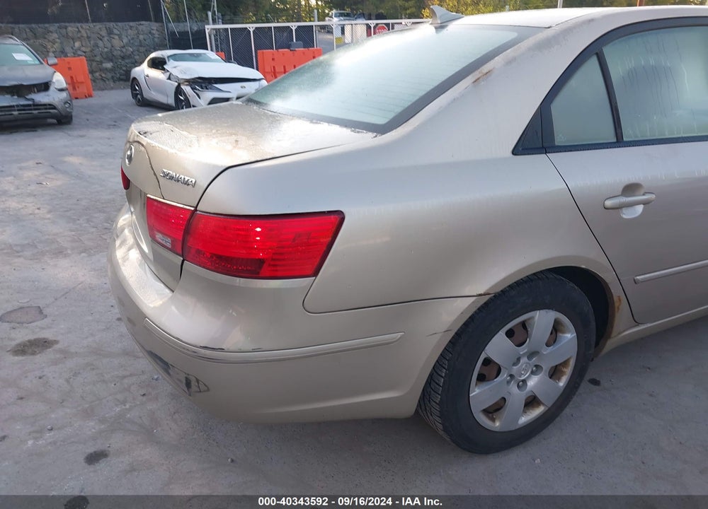 2009 HYUNDAI SONATA GLS VIN: 5NPET46C49H427848