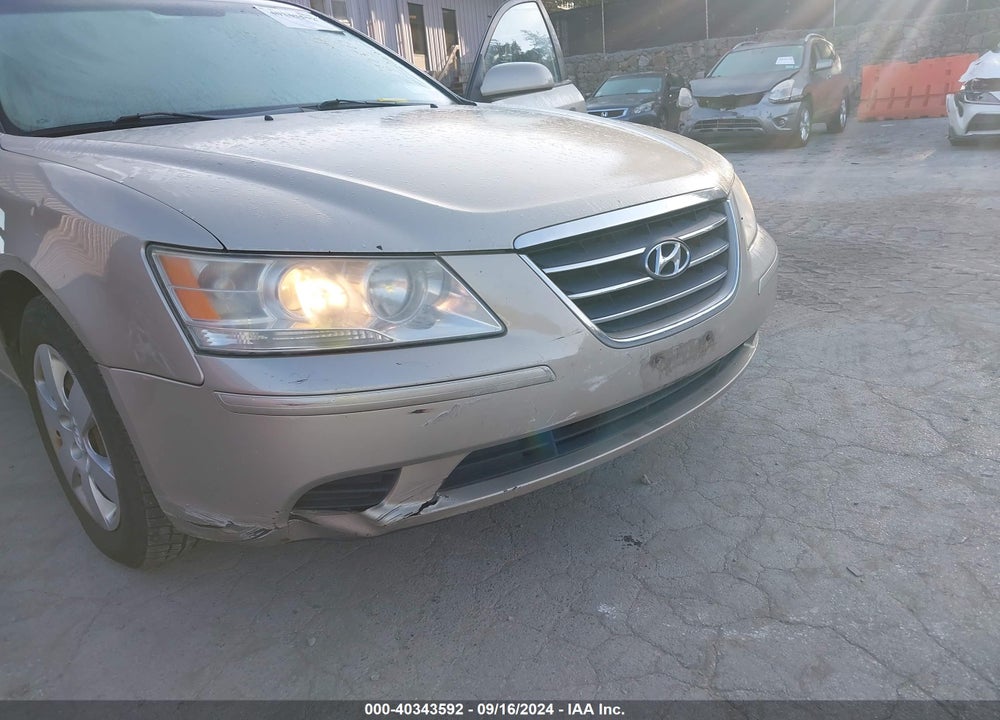 2009 HYUNDAI SONATA GLS VIN: 5NPET46C49H427848