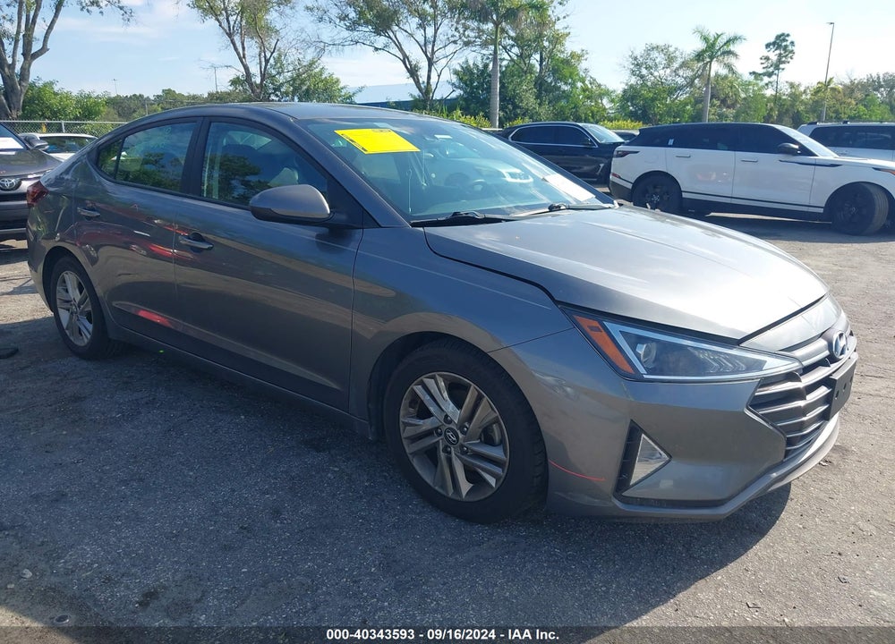 2019 HYUNDAI ELANTRA SEL VIN: 5NPD84LFXKH433042