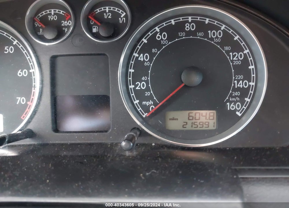 2004 VOLKSWAGEN PASSAT GLS VIN: WVWVD63B34E025686