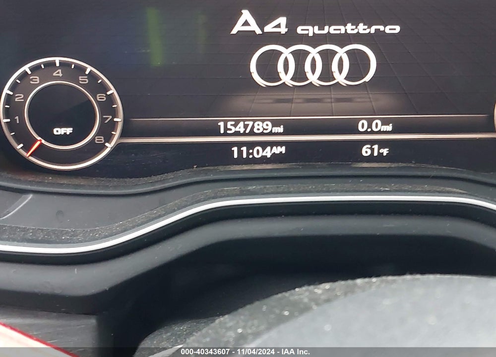 2017 AUDI A4 2.0T SEASON OF  PREMIUM VIN: WAUDNAF42HN055564