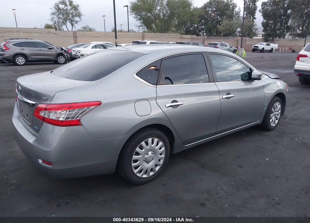 2014 NISSAN SENTRA SV VIN: 3N1AB7AP3EY279236