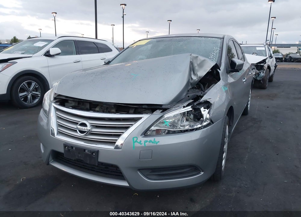 2014 NISSAN SENTRA SV VIN: 3N1AB7AP3EY279236