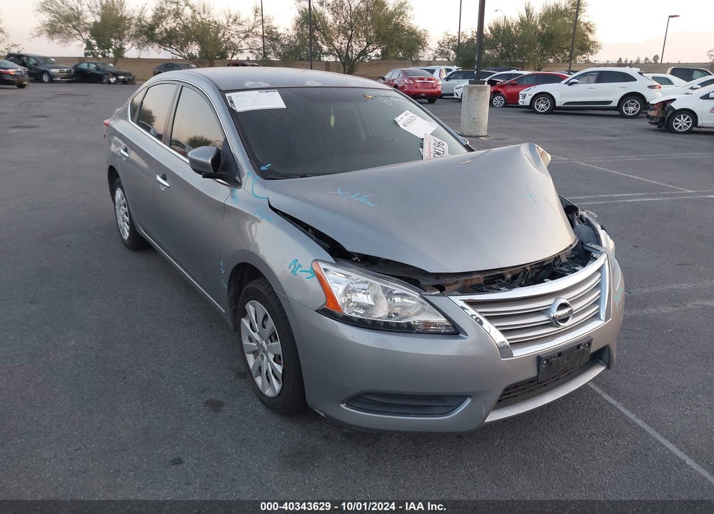 2014 NISSAN SENTRA SV VIN: 3N1AB7AP3EY279236