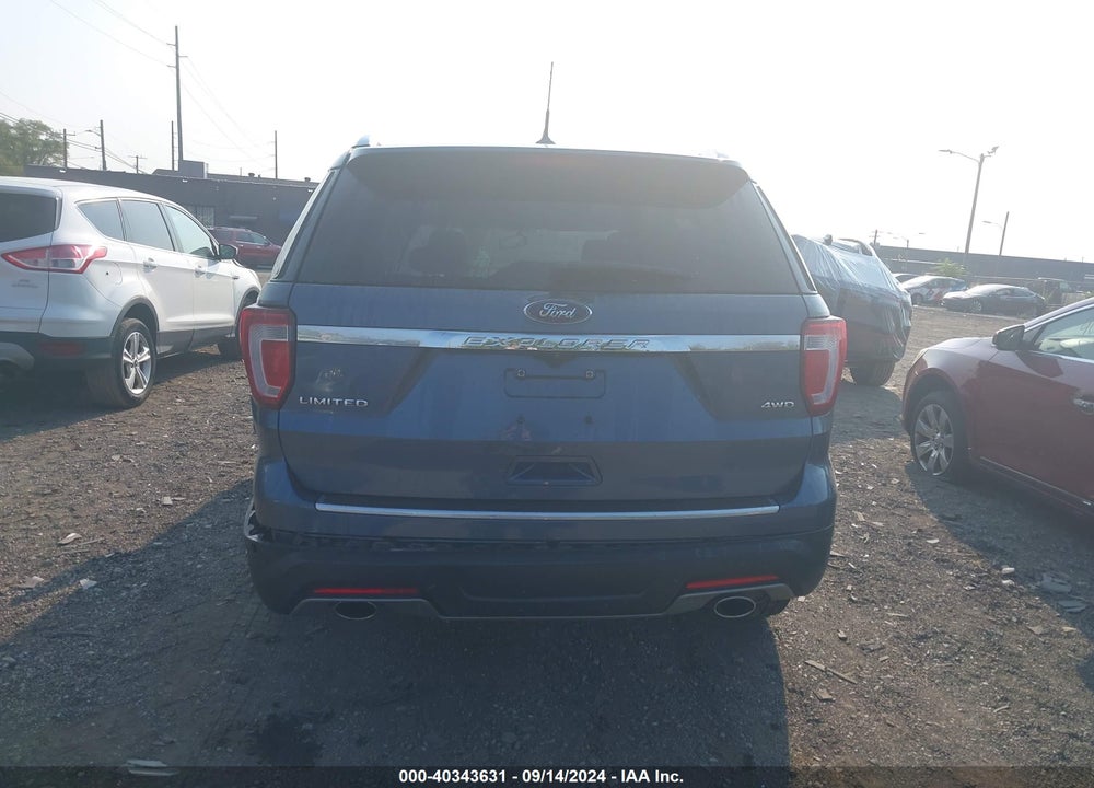 2018 FORD EXPLORER LIMITED VIN: 1FM5K8F82JGB66908