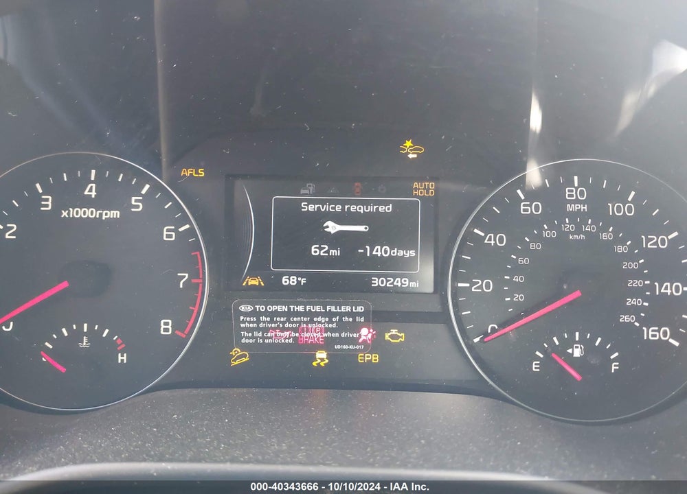 2019 KIA SPORTAGE SX TURBO VIN: KNDPR3A68K7588474