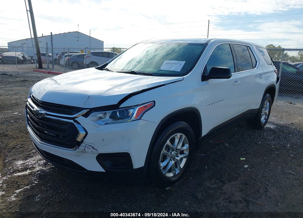2020 CHEVROLET TRAVERSE FWD LS VIN: 1GNERFKW2LJ259532