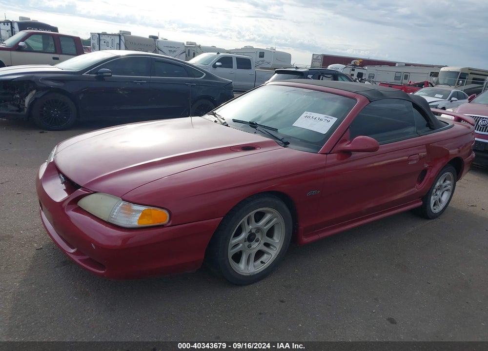 1998 FORD MUSTANG GT VIN: 1FAFP45X7WF204261