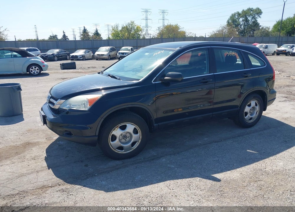 2010 HONDA CR-V LX VIN: 5J6RE4H38AL006573