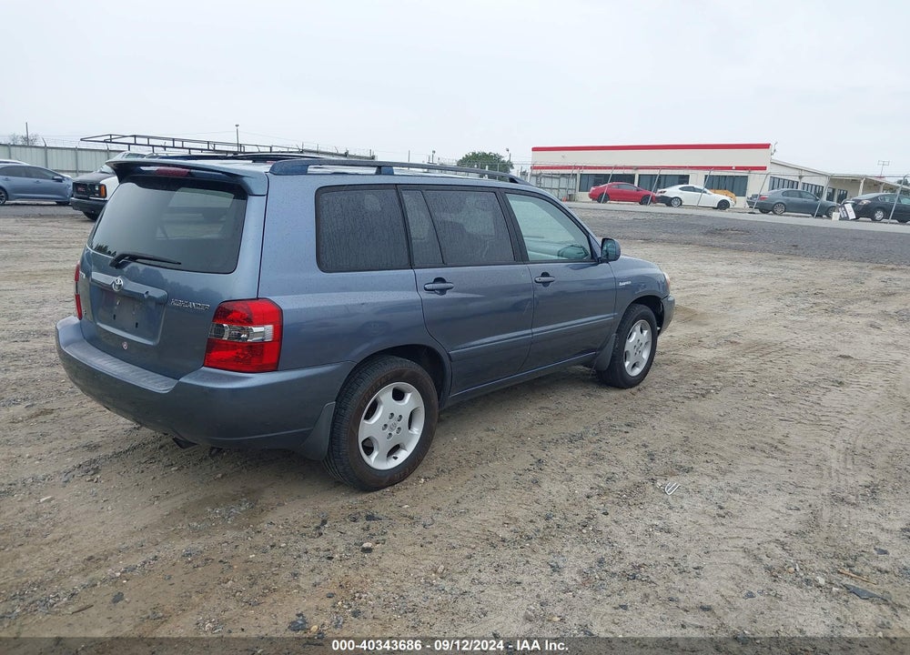 2006 TOYOTA HIGHLANDER LIMITED V6 VIN: JTEDP21A760096231