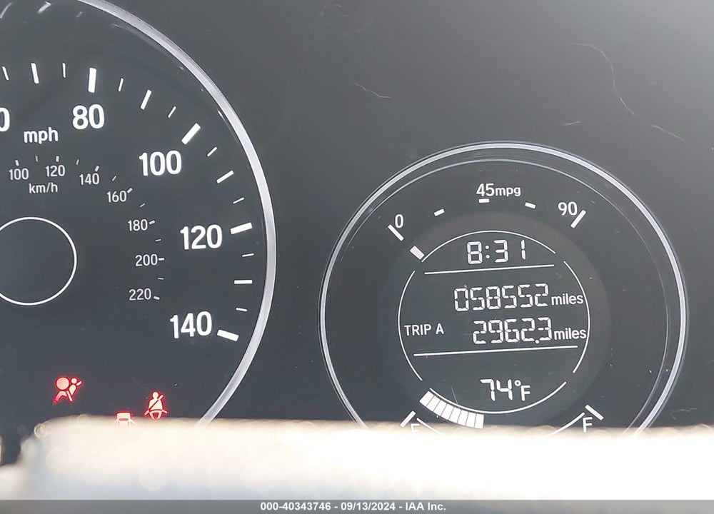 2017 HONDA HR-V VIN: 3CZRU6H39HM702155